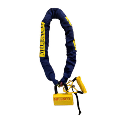Milenco Dundrod Alarm Disk Lock & 12mm Chain 1.4m