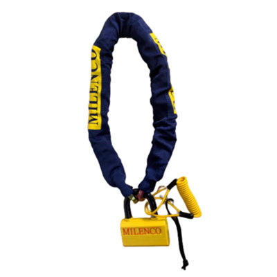 Milenco Dundrod Alarm Disk Lock & 14mm Chain 1m