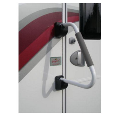 Milenco White Safety Handrails For Caravan Motorhome