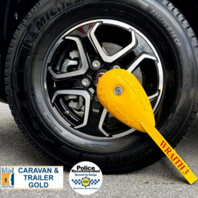 Milenco Wraith 3 Motorhome Wheel Lock Clamp