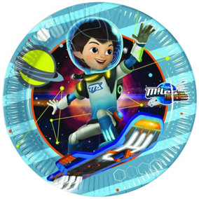 Miles From Tomorrowland Outer Space Party Plates (Pack of 8) Multicoloured (One Size)