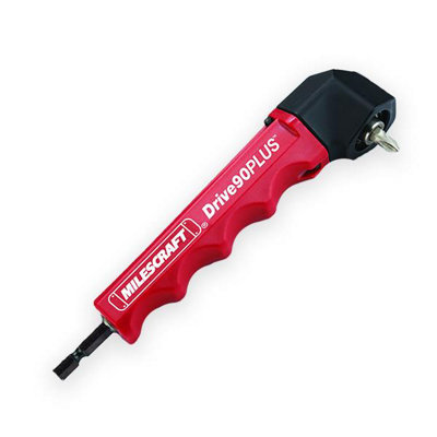 Milescraft 1300 Orbiter Any-Angle Drill Attachment – Power Drill Accessory For Tight Spaces, 3/8" Keyless Chuck, Patented Design, Up To 1000+ RPM, Not For Impact Drivers