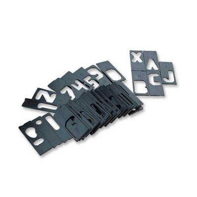 Milescraft Horizontal Character Template Set 1-1/2" 2202