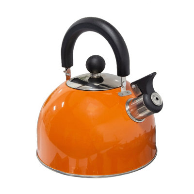 Milestone Camping 2 Litre Orange Camping Kettle