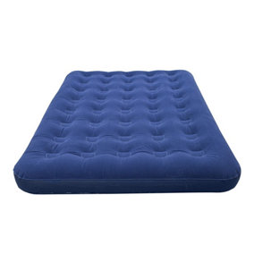 Milestone Camping 88010 Double Flocked Airbed
