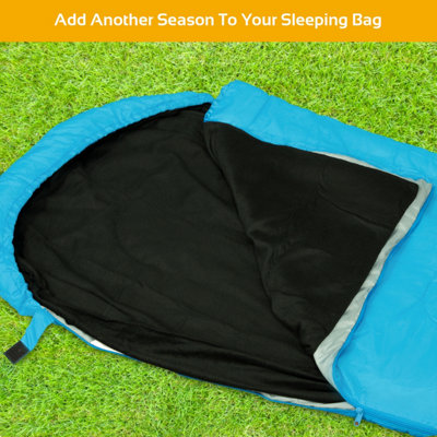 Milestone Camping Fleece Sleeping Bag Liner