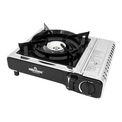 Milestone Camping Portable Gas Powered Camping Stove DIY at B&Q