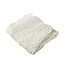 Milk White Soft Chenille Blanket Throw Blankets for Bed 1500mm(L)