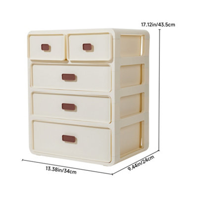 MILK YELLOW FOUR-LAYER DRAWER UNDERWEAR SOCKS STORAGE BOX