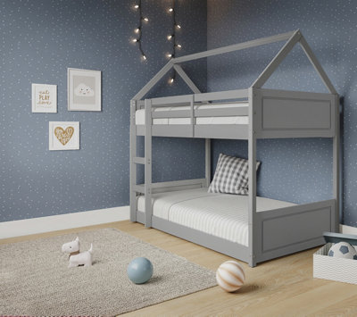 Light grey on sale bunk beds