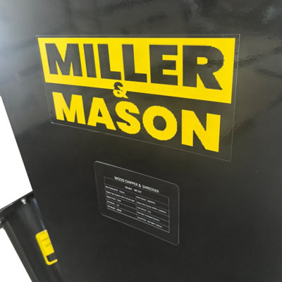 Miller & Mason 15HP 420cc 102mm Petrol Wood Chipper And Shredder