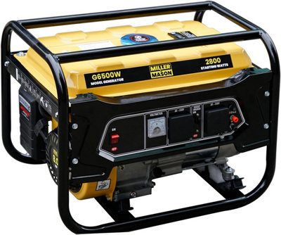 Miller & Mason 3.4kVa 2800W Petrol Generator