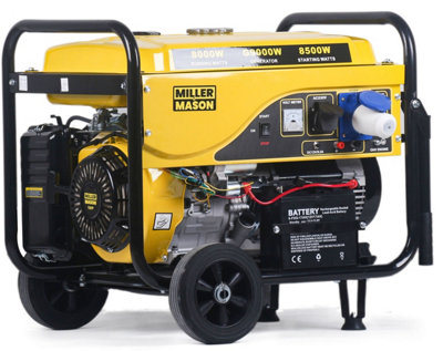 Miller & Mason Key Start Petrol Engine Generator 10.5kVa 16HP