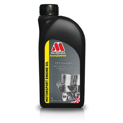 MILLERS 10W-60 Fully Synthetic Engine Oil Triple Ester M Sport Racing 5x1L