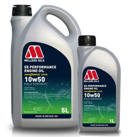 MILLERS EE Performance Abarth 10w50 Fully Synthetic Engine Oil 6L