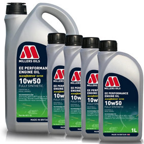 MILLERS EE Performance Abarth 10w50 Fully Synthetic Engine Oil 9L