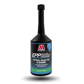 MILLERS EPP Petrol Injector Cleaner Fuel System Cleaner Treatment Additive 400ml