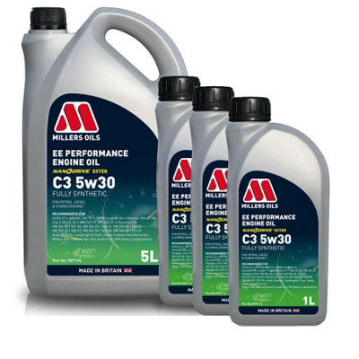 Millers Oils EE Performance C3 5w-30 5w30 Fully Synthetic Engine Oil 8L