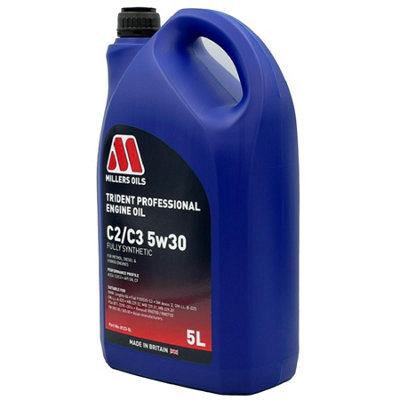 Millers Oils Trident Professional C2/C3 5W-30 5W30 Fully Syn Engine Oil ...