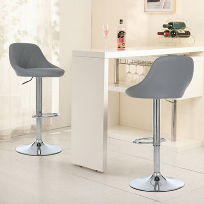 Stainless Steel Swivel Bar Stool – Adjustable Height Backless Stool With Footrest For Workshop, Office, Or Home