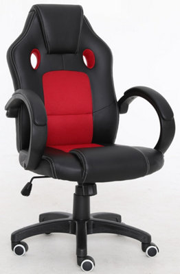 Millhouse New Designed Racing Sport Swivel with Back Support Office Gaming Chair X2710S Black-Red