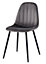 Millhouse Set of 4 Dining Chairs Kitchen Living Chairs Set D2099 Velvet Dune Grey