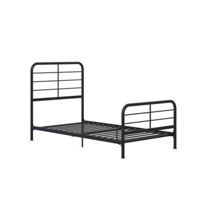 Millie Metal Bed Black, Single