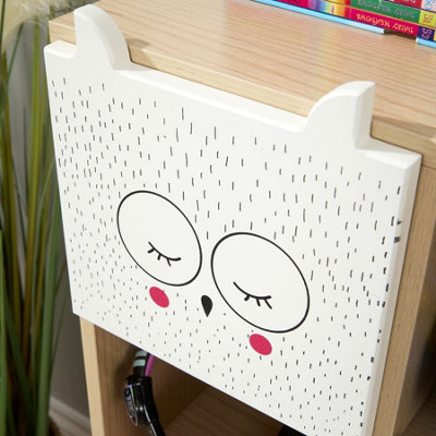 Milo Kids Cube Storage Bookcase with Animal Drawers