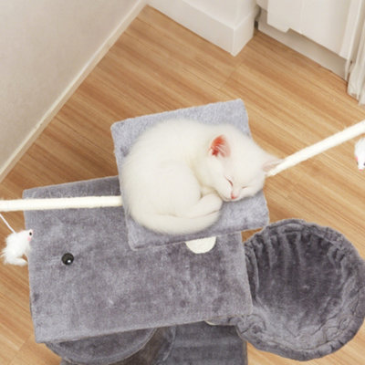 Milo & Misty Cat Tree 146cm Multilevel Cat Tower with Sisal