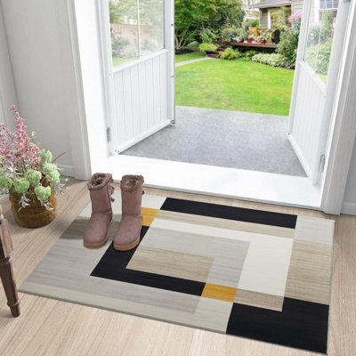 Milo Printed Rug for Bedroom Modern Carpet - Geometric stylish Small ...