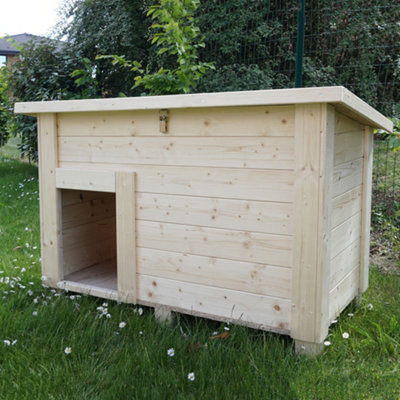 Wooden dog shop kennels