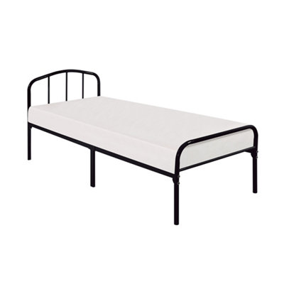 Milton 3.0 Single Metal Bed Black