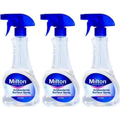 Milton Antibacterial Surface Spray (500ml) - Disinfectant Multi (Pack of 3)