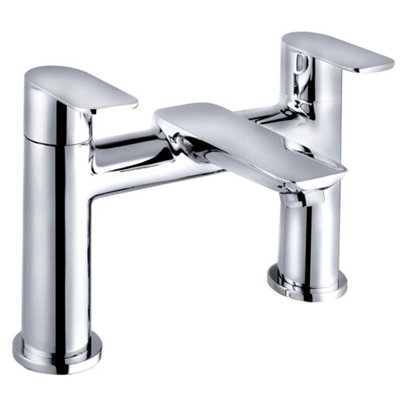 Milton Chrome Basin & Bath Filler Tap Chrome Premium Brassware - 4
