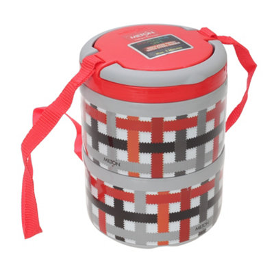 Milton Insulated Microwaveable Tiffin Red (One Size)