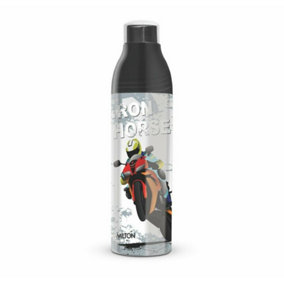 Milton Kool Compact 1000 Insulated Water Bottle Black/Iron Horse Print (One Size)