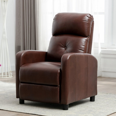 Vegan leather recliner online sofa