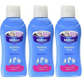 Milton Sterilising Fluid 500ml (Pack of 3)