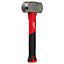 Milwauke 4932478255 3lb Club Hammer 1.36 kg Milled Face Fiberglass Handle