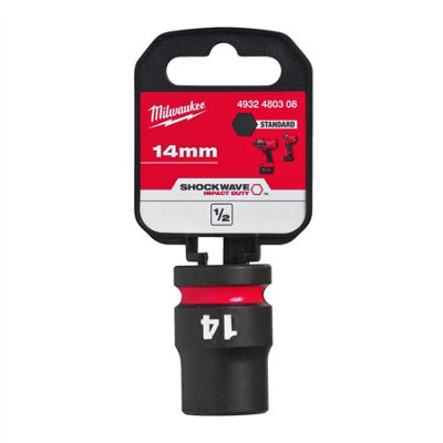 Milwaukee - 1/2"  SHOCKWAVE™ IMPACT DUTY Impact Socket - Standard - 14mm