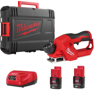 Milwaukee M12 2524-20X4 12V Brushless Planer Kit – With 4.0Ah Battery And Charger