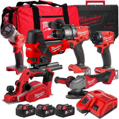 6 piece discount milwaukee tool kit