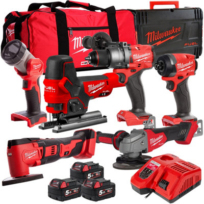 Milwaukee 6 piece on sale tool kit