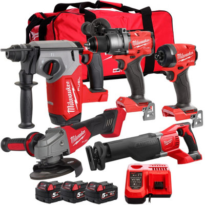 Milwaukee fuel 5 online tool combo