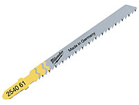Milwaukee 4932254061 Splinter Free Wood Cut Jigsaw Blade 5 Pack T101B MIL2254061