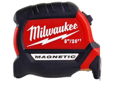 Milwaukee 4932464603 GEN III Magnetic Tape Measure 8m / 26ft Blade Width 27mm