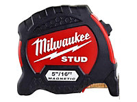 Milwaukee 4932471628 STUD II Magnetic Tape Measure 5m / 16ft Blade Width 33mm
