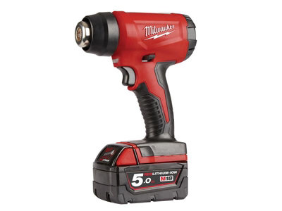 Milwaukee 4933459773 M18 BHG-502 Cordless Heat Gun 18V 2 x 5.0Ah Li-ion