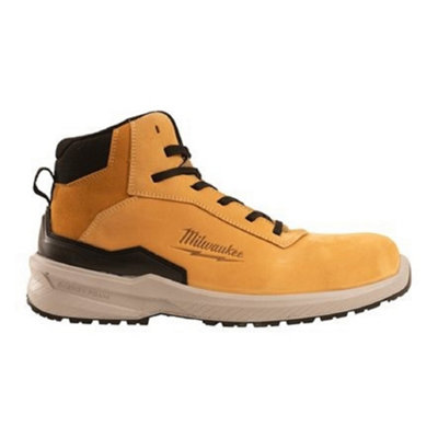 Milwaukee Flextred™ S3S Safety Boots Beige Nubuck Leather