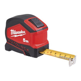 Milwaukee Hand Tools 4932464663 Autolock Tape Measure 5m (Width 25mm) (Metric only) MHT932464663